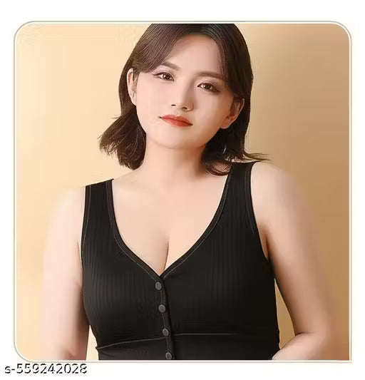Nursing Bras for Breastfeeding Cotton Wireless Maternity Bra Seamless Support Front Snap Padded Bralettes