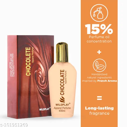 Wildplay Chocolate 30ml perfume Spray /Deodorant Fragrance for gift men Women, Chocolete parfum for boys Girls Unisex perfum Deo Perfume Body Spray