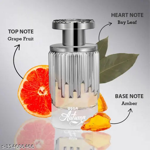 Ossa Autumn Eau De Parfum Unisex Perfume With Fresh Woody Notes 100ml And Ossa Moonlight Eau De Parfum Unisex Perfume With Woody Notes 100ml | Long Lasting EDP(Pack of 2)