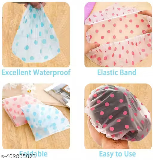 WOMAN SHOWER CAP - pack of 3