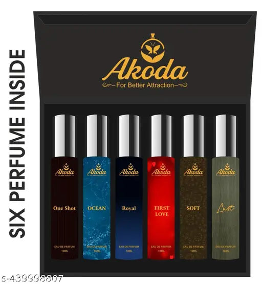 DUCHMAN FRUITY FRESH PERFUME PACK OF SIX WITH OUD PERFUME 10X6ML