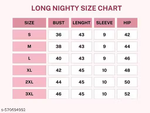 Women's Trendy Printed Short And Long Nighty -Nightgown-Maxi Dress-Nightwear and Night Dress