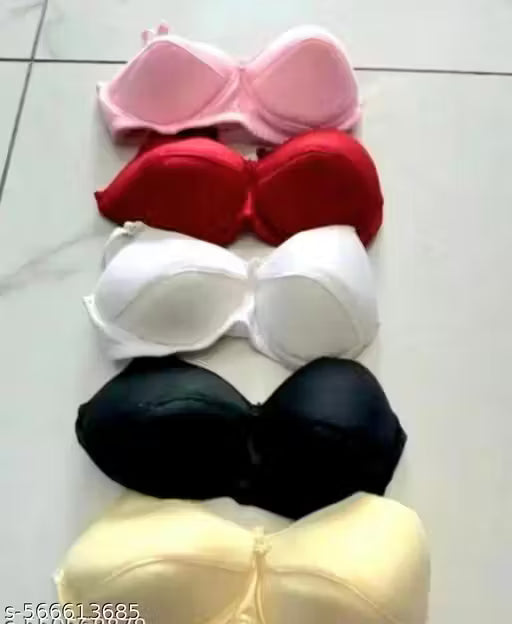 Women Sassy Full Coverage Padded Everyday Bra Pack of 5