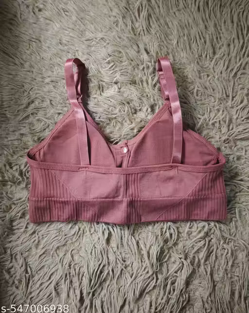 Nursing Bras for Breastfeeding Cotton Wireless Maternity Bra Seamless Support Front Snap Padded Bralettes