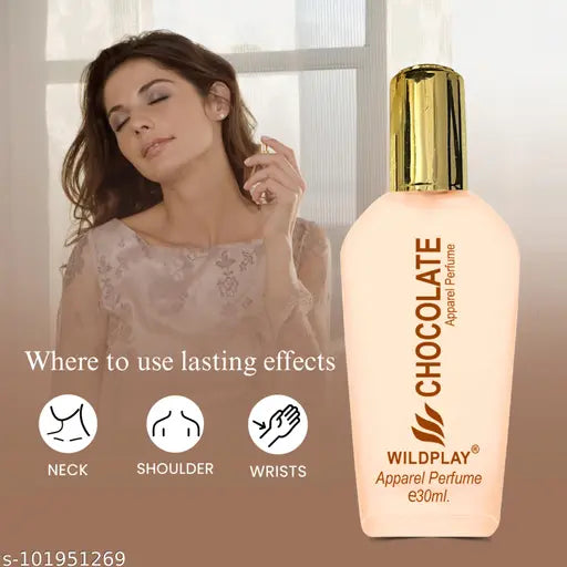 Wildplay Chocolate 30ml perfume Spray /Deodorant Fragrance for gift men Women, Chocolete parfum for boys Girls Unisex perfum Deo Perfume Body Spray