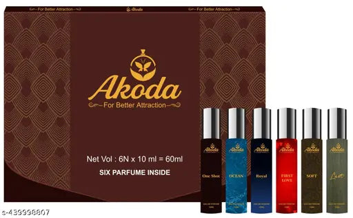 DUCHMAN FRUITY FRESH PERFUME PACK OF SIX WITH OUD PERFUME 10X6ML
