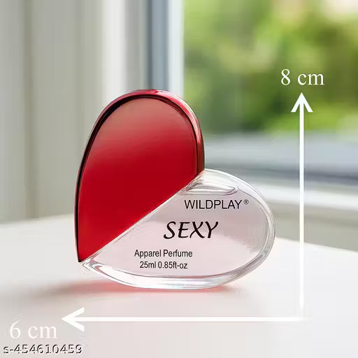 WILDPLAY -Sexy Spray Perfume for Women Deo perfume body spray Heart Shape