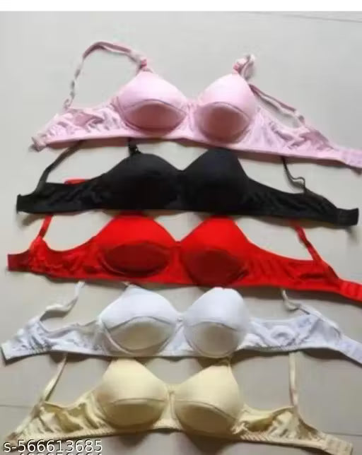 Women Sassy Full Coverage Padded Everyday Bra Pack of 5