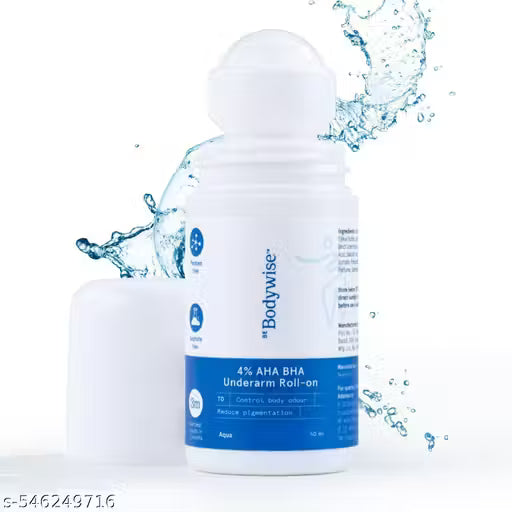 Be Bodywise 4% AHA BHA Underarm Roll On- 50 ml Aqua