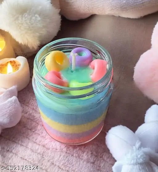 Donut multicolor Candle kids party collection