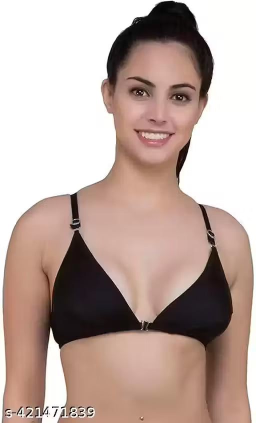 women front open bra Maroon Rani Black color bra combo pack of 3 cotton bra everyday bra daily use bra
