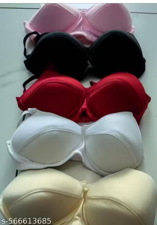 Women Sassy Full Coverage Padded Everyday Bra Pack of 5