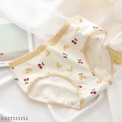 Women's regular Cotton Panty with Cute Patterns
