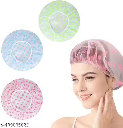 WOMAN SHOWER CAP - pack of 3