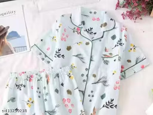 Trendy and Latest Women's Nightdresses and Top and Shorts Set For Women