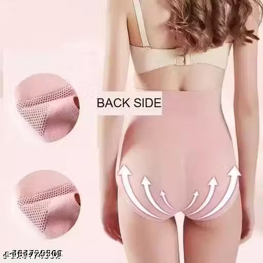 Women's Seamless High Waist Tummy Control/Tummy Tucker Panty Briefs (PACK OF 2)